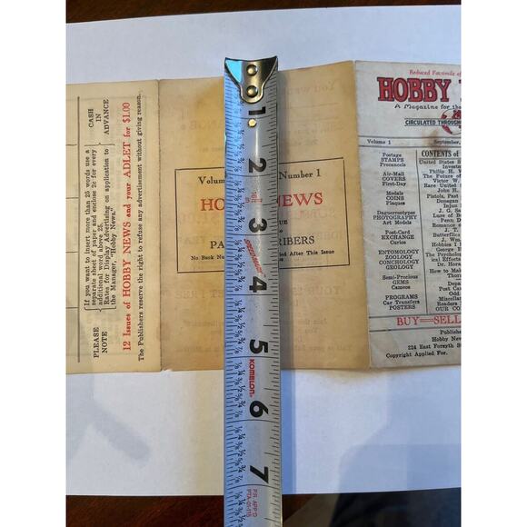 Antique Advertisement For Magazine 1926 Hobby News Sales W Front Page Sample SEE - Picture 8 of 8